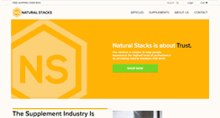 Desktop Screenshot of naturalstacks.com